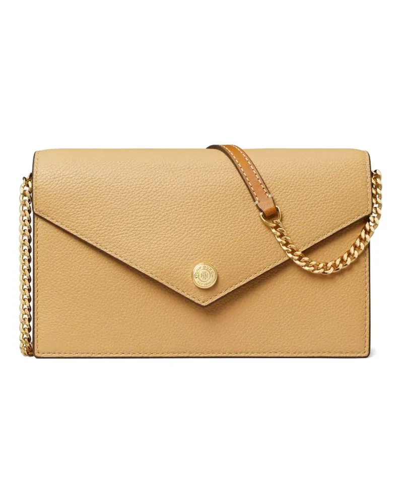 Tory Burch Kuvert-Portemonnaie mit Kettenriemen - Braun Braun