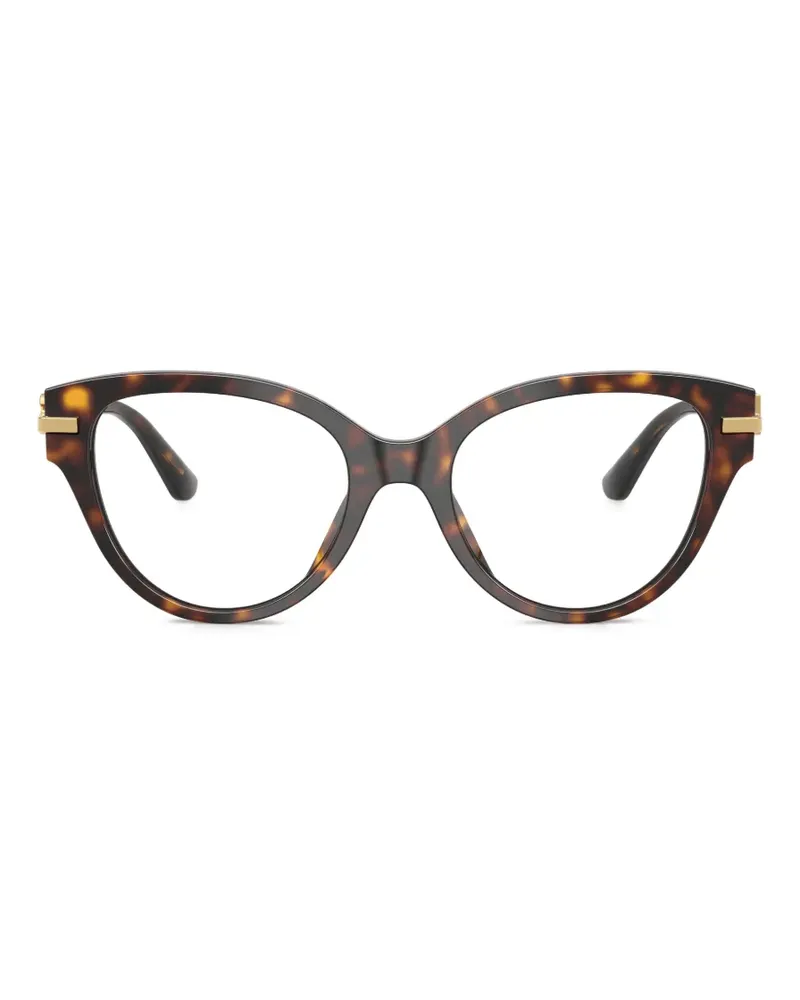 Dolce & Gabbana cat-eye glasses - Braun Braun