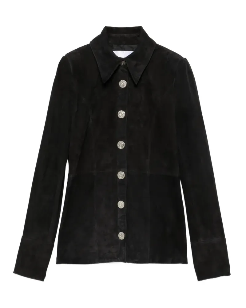 GALVAN Jacke aus Wildleder - Schwarz Schwarz