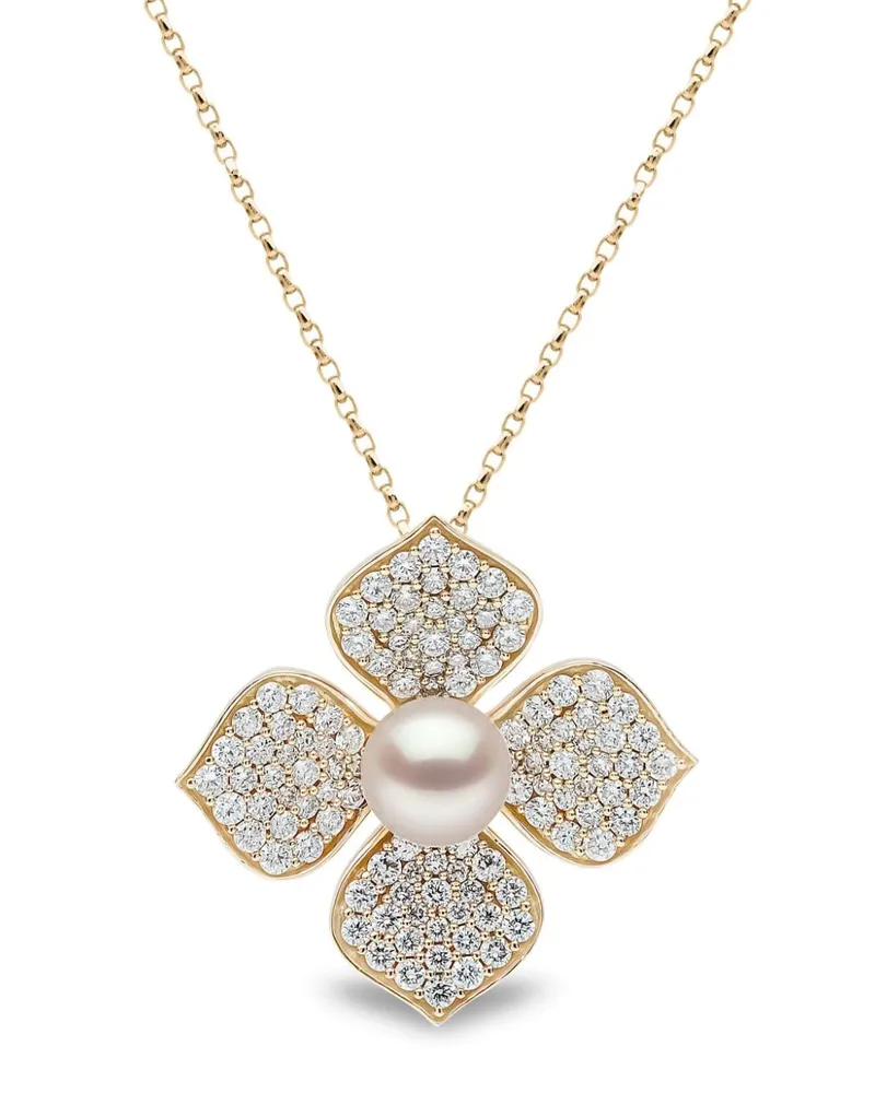 YOKO London 18kt Gelbgoldanhänger mit Diamanten Gold