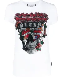 Philipp Plein Sexy Pure Love Tattoo T-Shirt Weiß