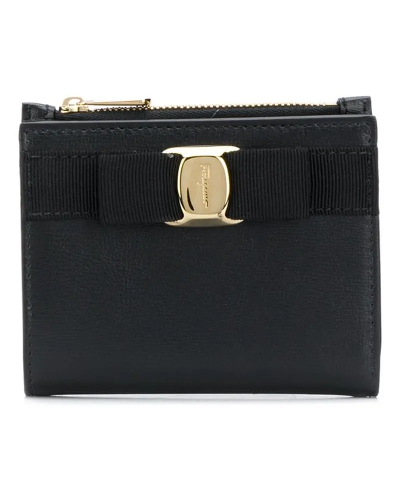 Ferragamo Handtasche mit Logo-Schild - Schwarz Schwarz
