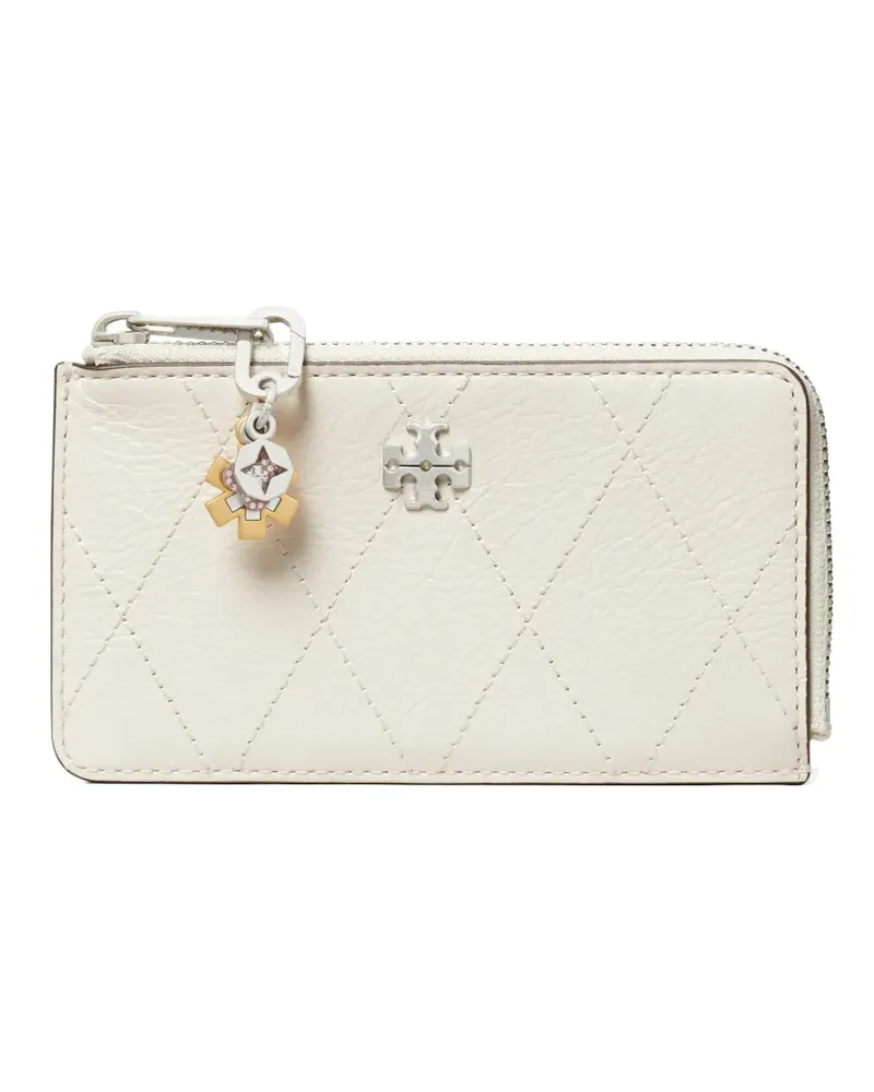 Tory Burch Gestepptes Charlie Kartenetui - Weiß Weiß