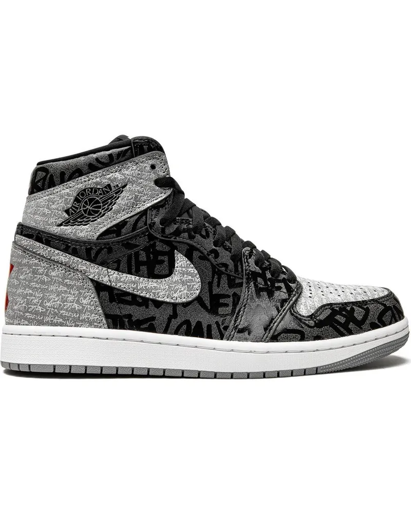 Jordan Air  1 High OG Rebellionaire Sneakers - Schwarz Schwarz