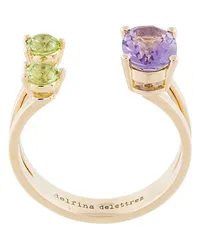 Delfina Delettrez 18kt 'DOTS' Goldring Metallic