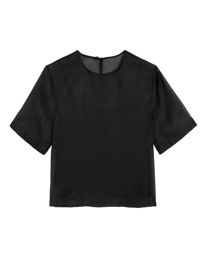 AMI Paris Kurzärmeliges Oberteil - Schwarz Schwarz