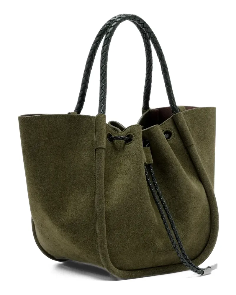 Proenza Schouler small ruched braided tote bag - Grün Grün