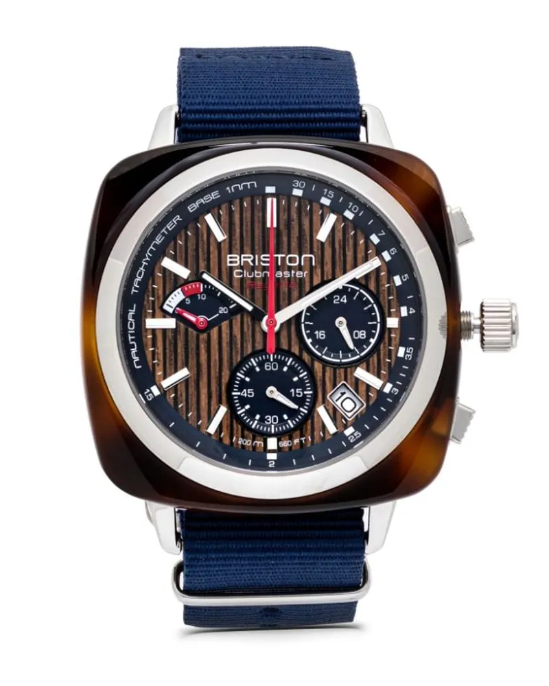 BRISTON Clubmaster Regatta 42mm - Braun Braun