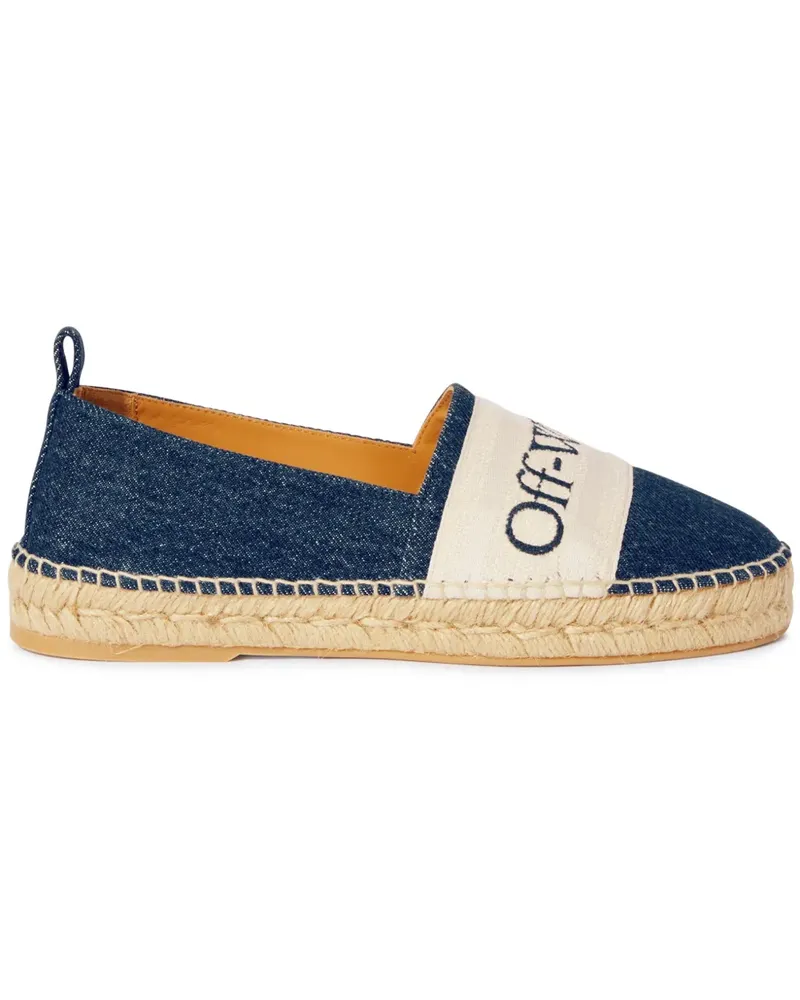 OFF-WHITE Bookish Espadrilles - Blau Blau