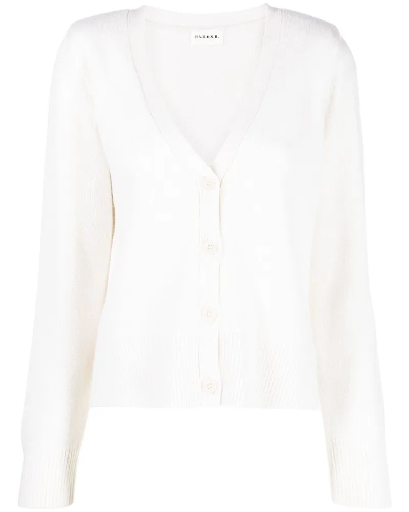 P.A.R.O.S.H. Cardigan mit langen Ärmeln - Nude Nude