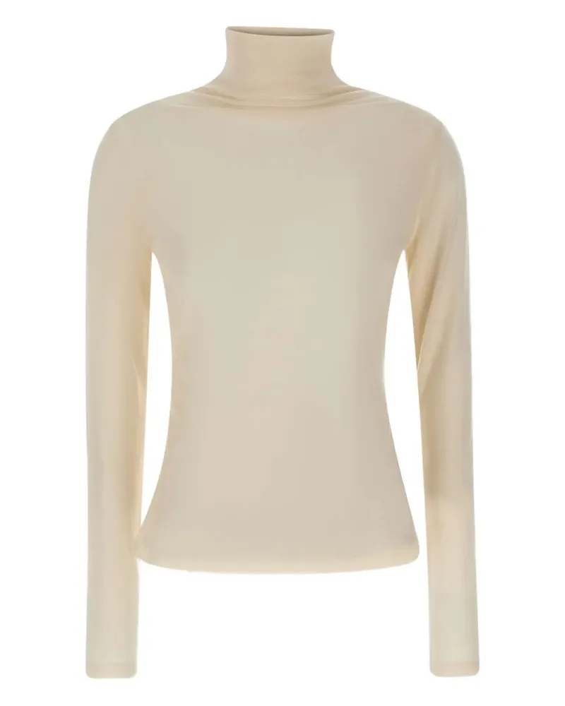 HUGO BOSS high-neck long-sleeve sweater - Weiß Weiß