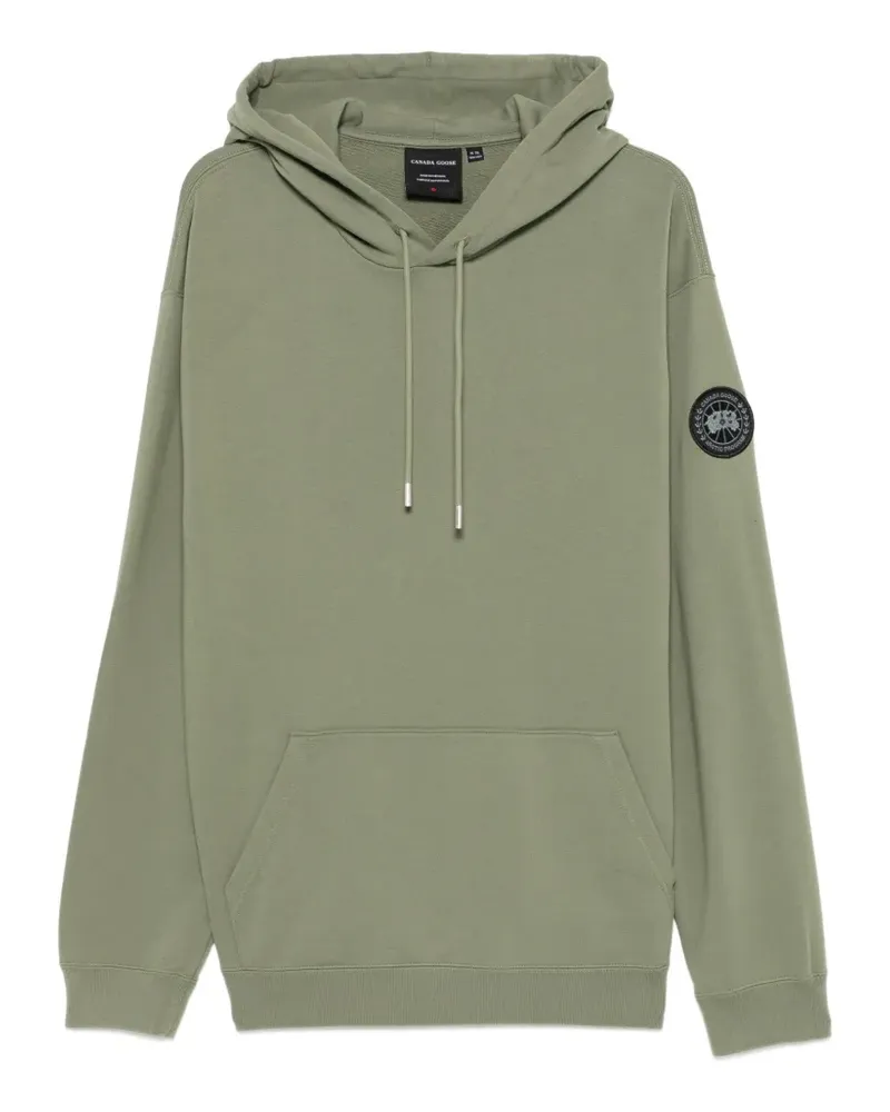 Canada Goose logo-patch hoodie - Grün Grün