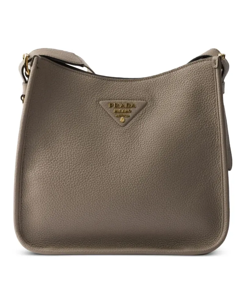 Prada Mittelgroße Lily Schultertasche - Braun Braun