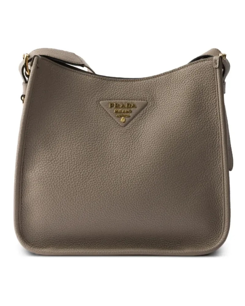 Prada Mittelgroße Lily Schultertasche - Braun Braun