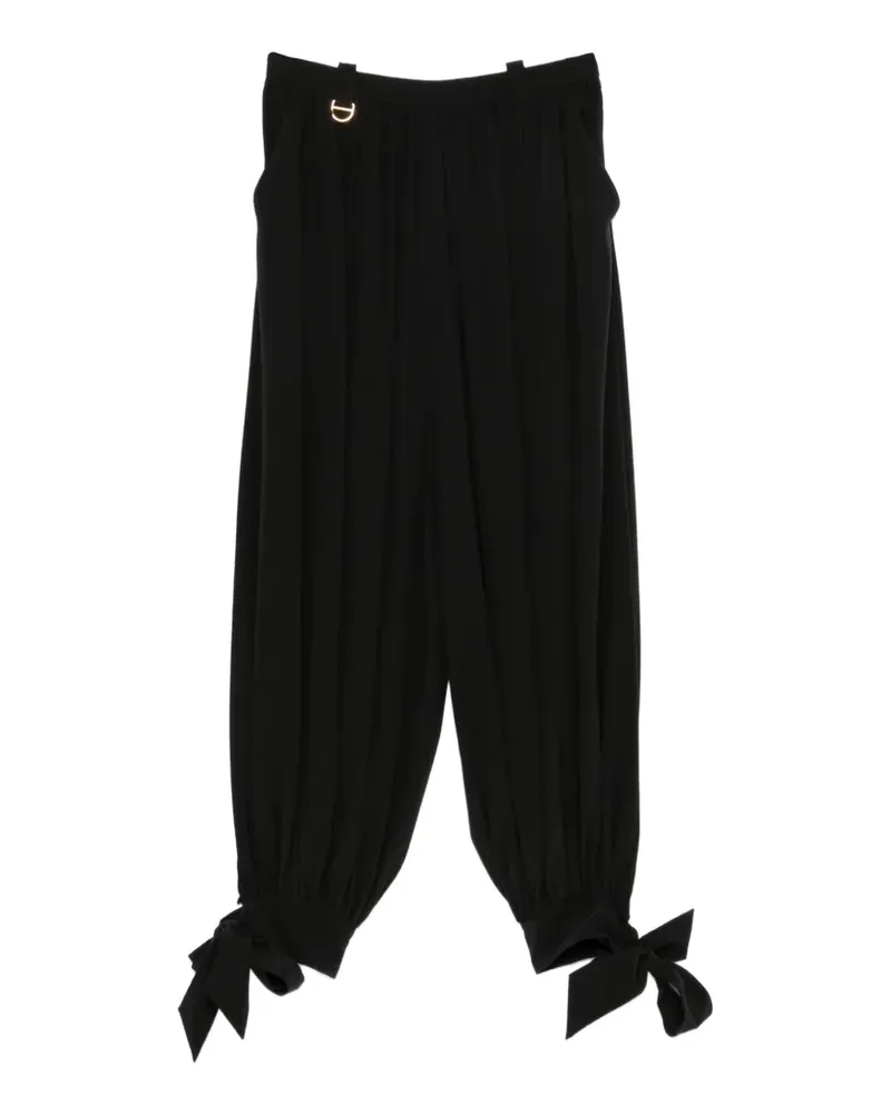 Chloé Hose mit Schleife - Schwarz Schwarz