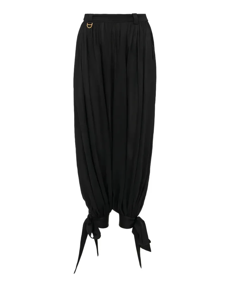 Chloé tie detail trousers - Schwarz Schwarz