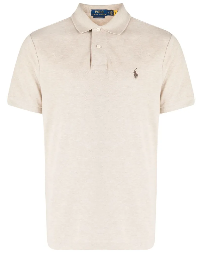 Ralph Lauren Poloshirt mit Polo Pony - Braun Braun