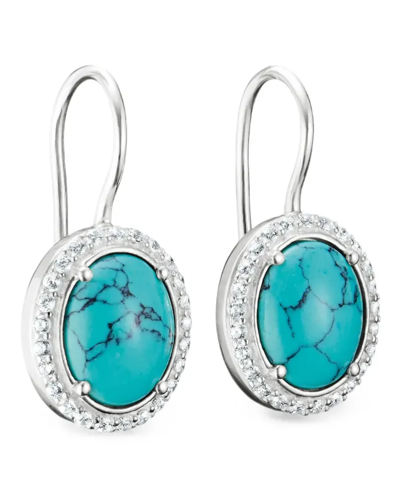 Thomas Sabo Ohrringe aus Sterlingsilber mit Türkis-Effekt Silber