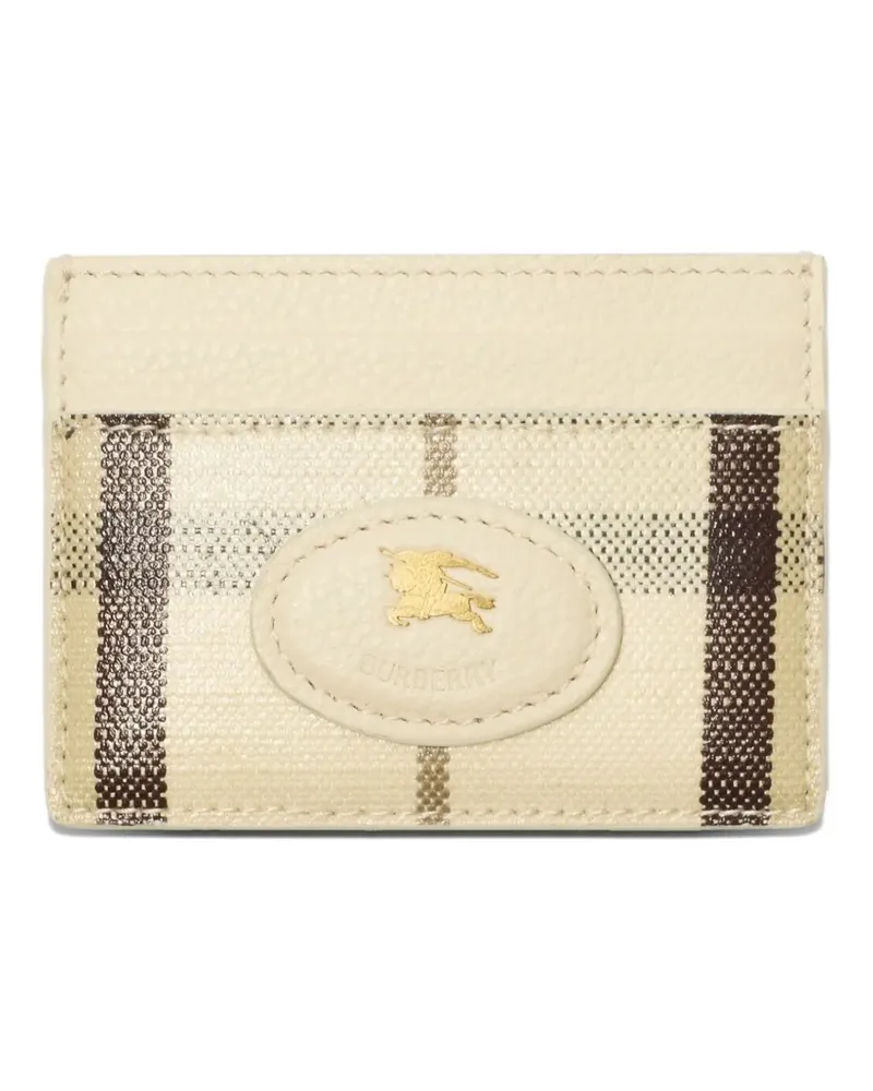 Burberry Kartenetui mit Logo-Patch - Nude Nude