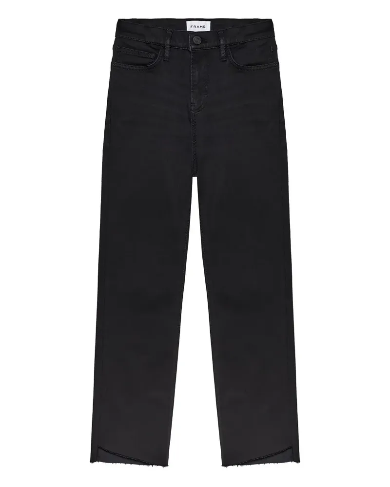 Frame Denim frayed-hem jeans - Schwarz Schwarz