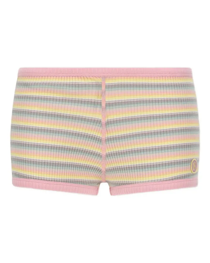 Amiri Gestreifte MA Shorts - Rosa Rosa