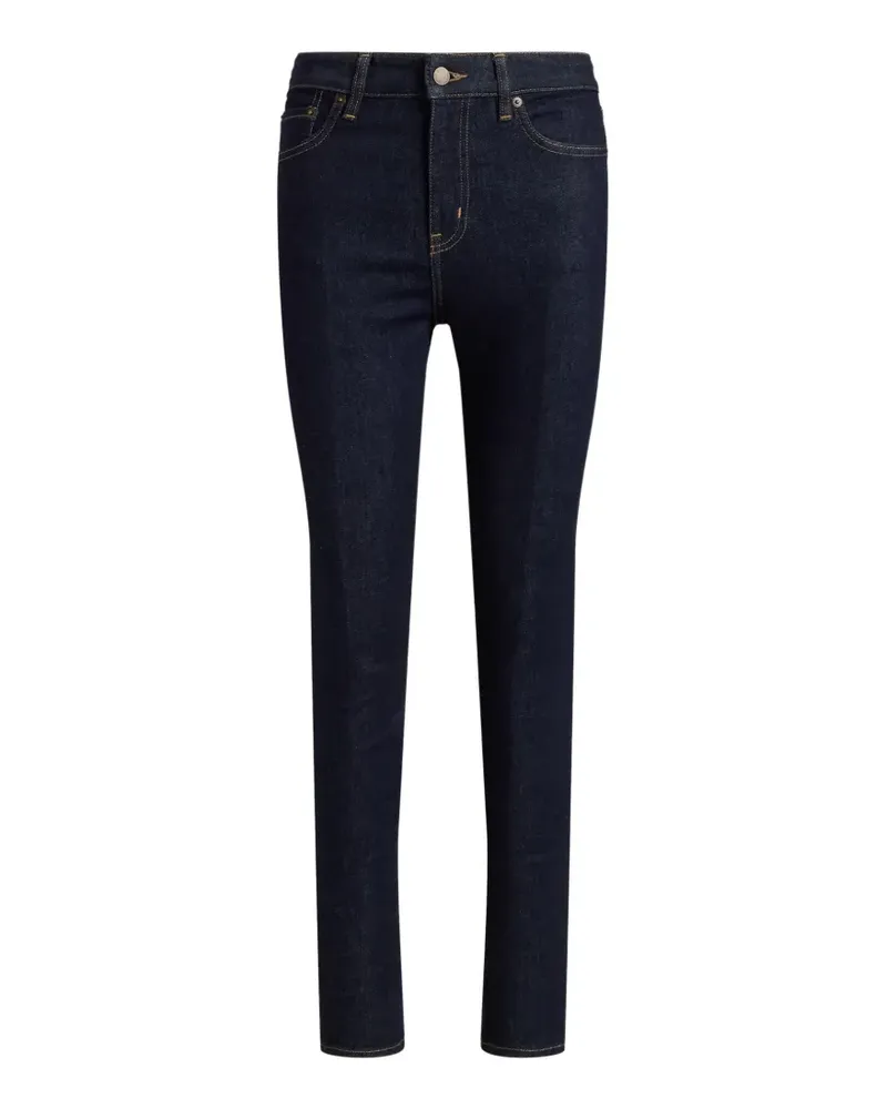 Ralph Lauren Skinny-Jeans mit hohem Bund - Blau Blau