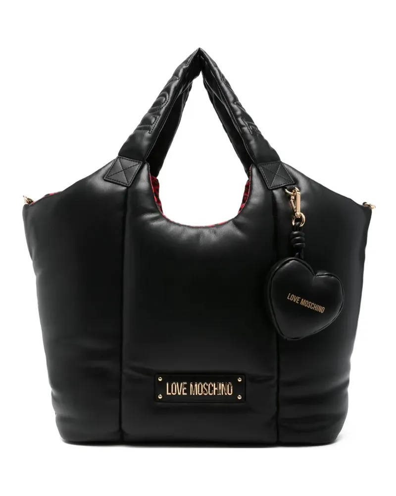 Moschino Gefütterter Shopper - Schwarz Schwarz