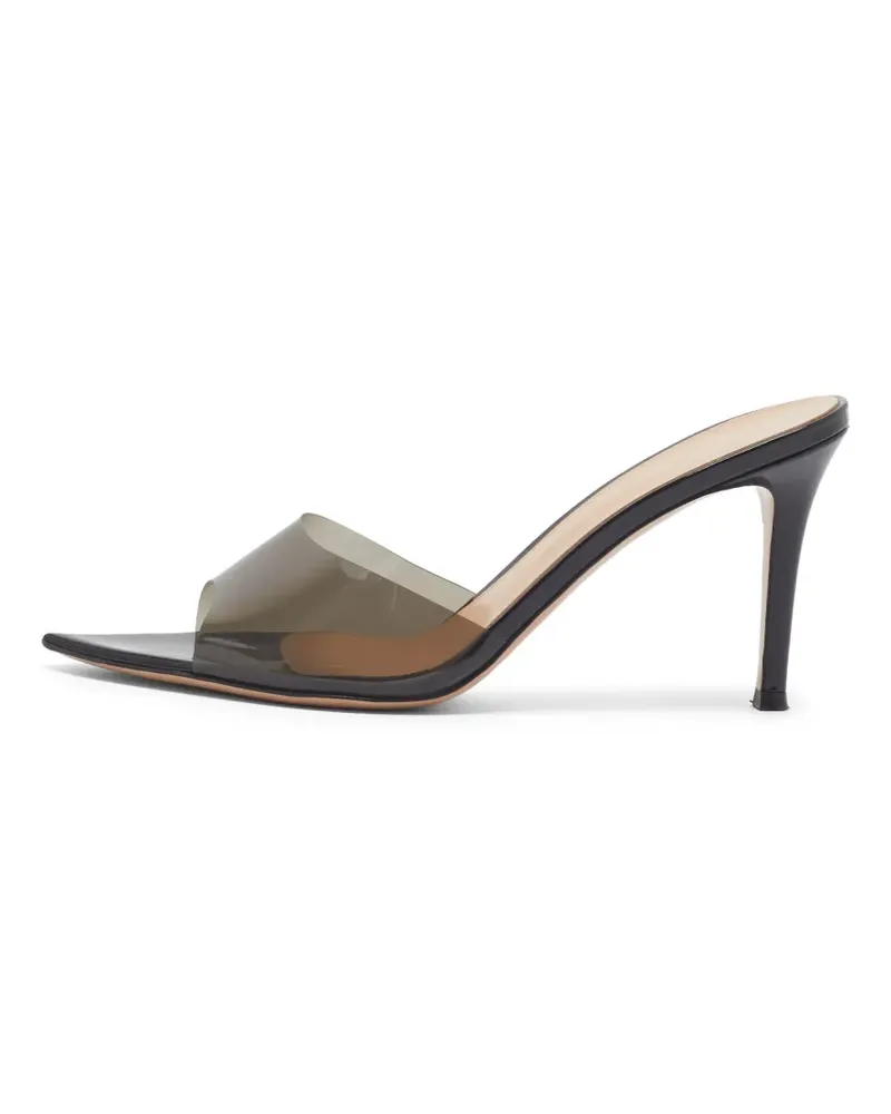 Gianvito Rossi Elle Sandalen mit spitzer Kappe - Schwarz Schwarz