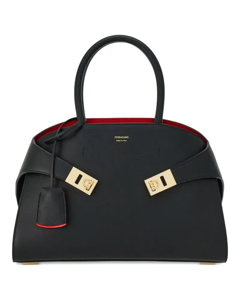 Ferragamo Hug tote bag - Schwarz Schwarz