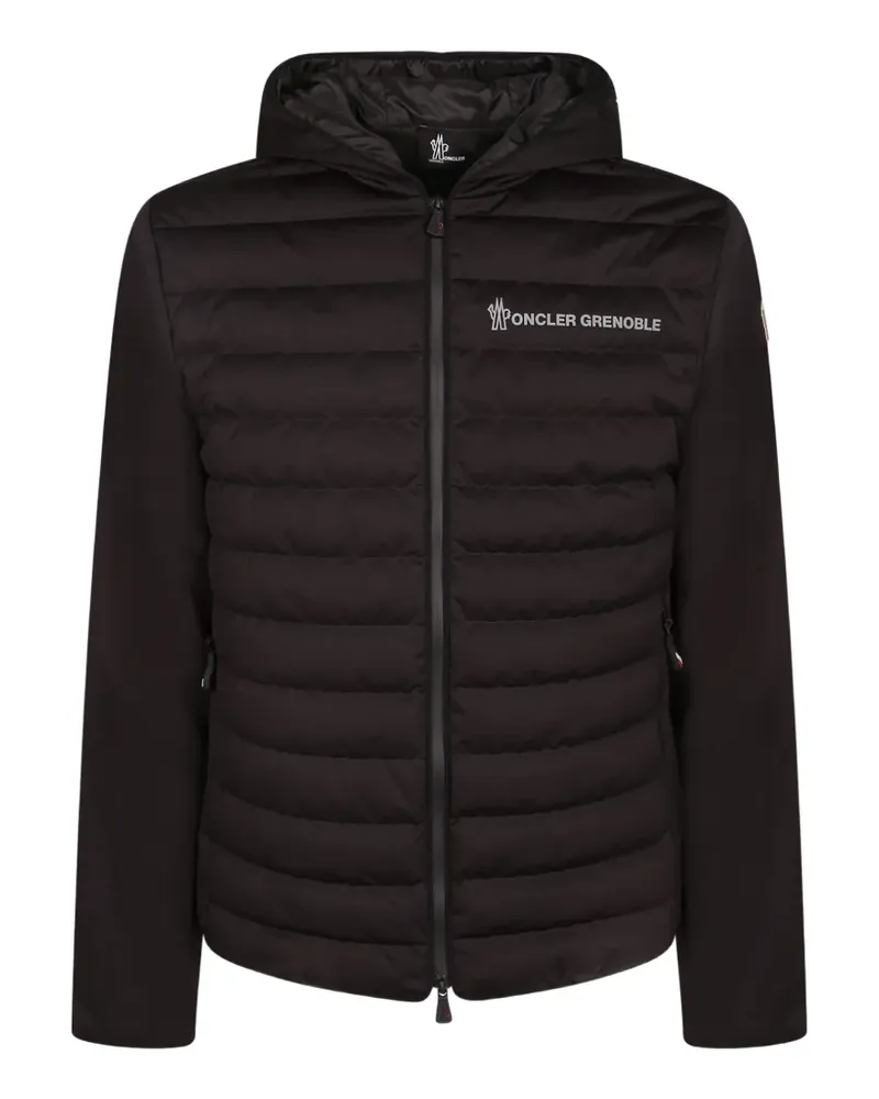 Moncler quilted hooded padded jacket - Schwarz Schwarz