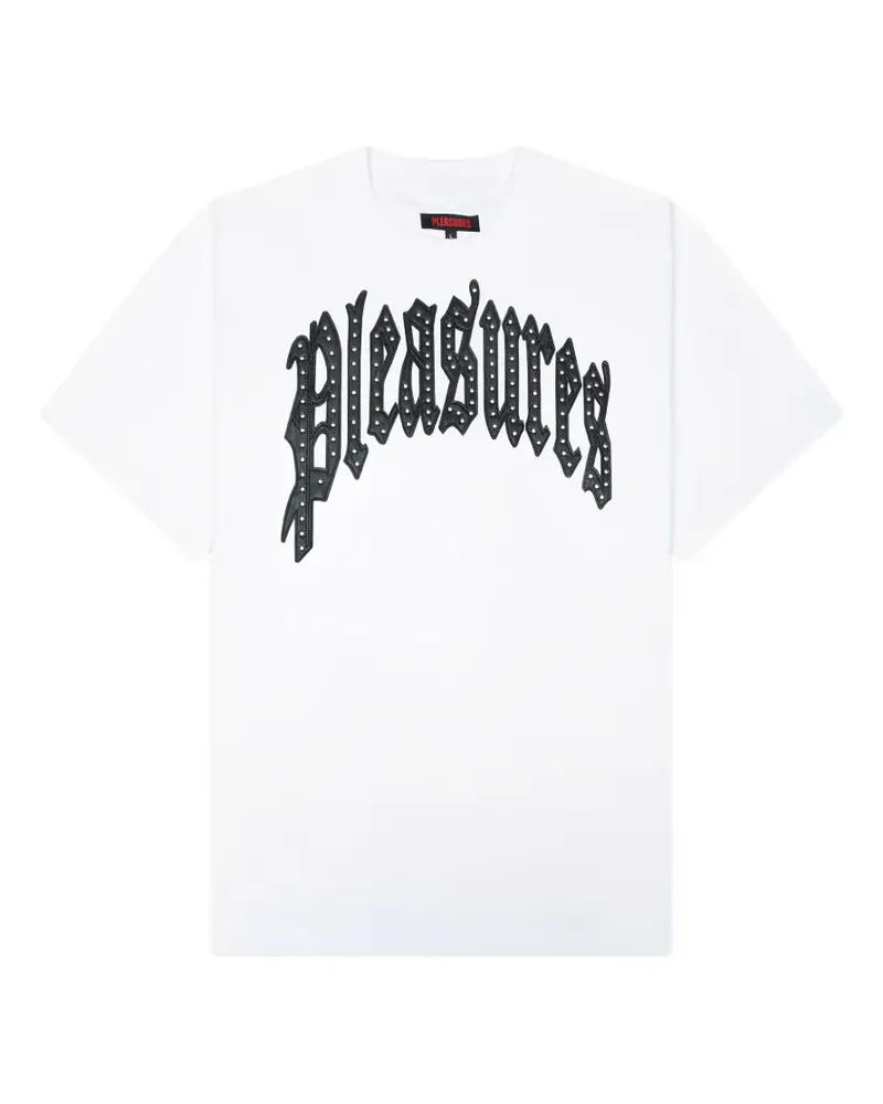 PLEASURES Twitch Studded T-shirt - Weiß Weiß