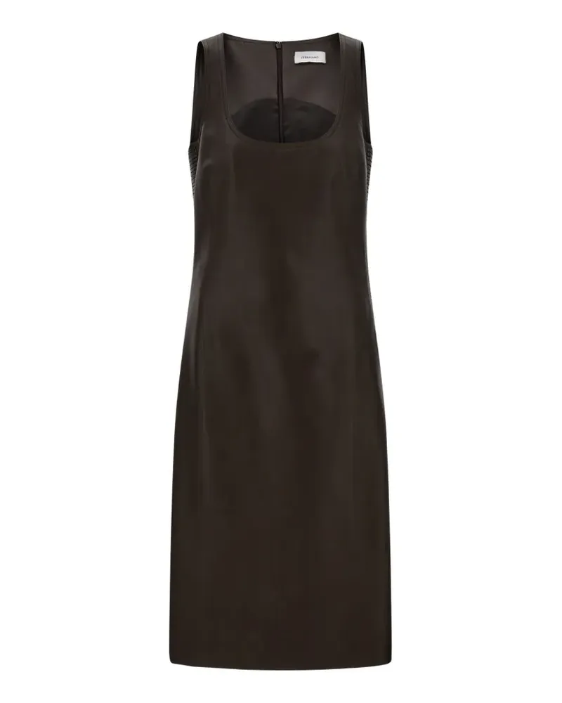 Ferragamo Nappa Kleid - Braun Braun