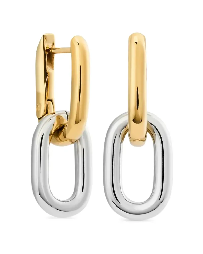 Daniel Wellington Zweifarbige Contrast Ohrringe - Gold Gold
