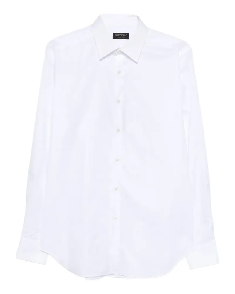 Dell'oglio Langärmeliges Hemd - Weiß Weiß