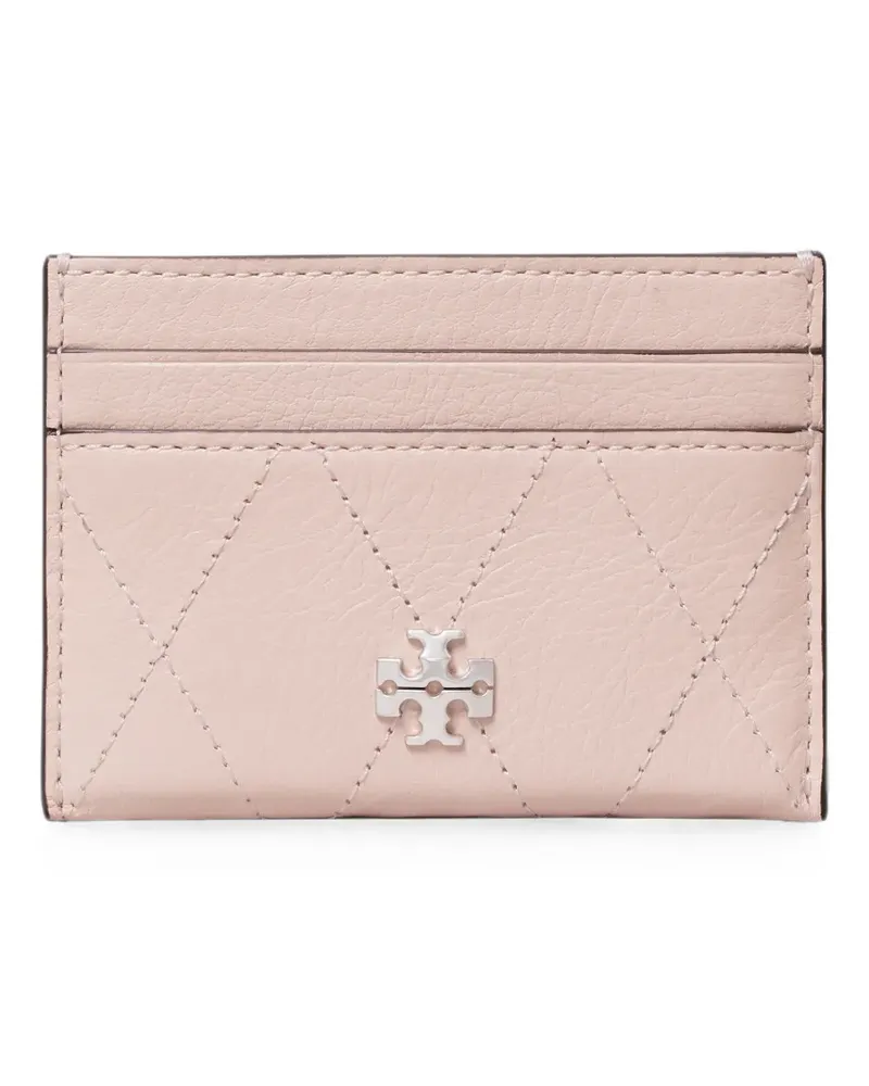 Tory Burch Charlie quilted card holder - Rosa Rosa