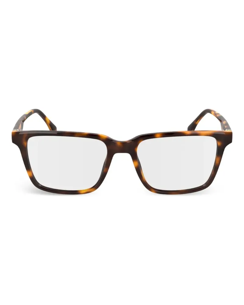 Lacoste Eckige Brille in Schildpattoptik - Braun Braun