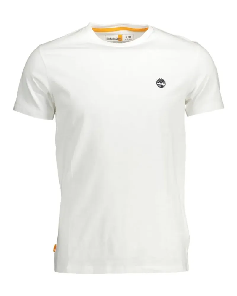 Timberland T-Shirt mit Logo-Patch - Weiß Weiß
