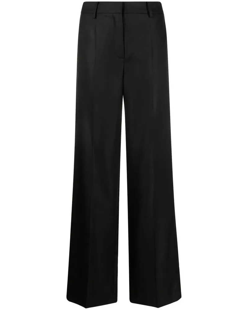 Magda Butrym Taillenhose mit geradem Bein - Schwarz Schwarz