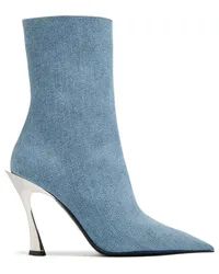 Thierry Mugler Fang Jeansstiefel 95mm Blau