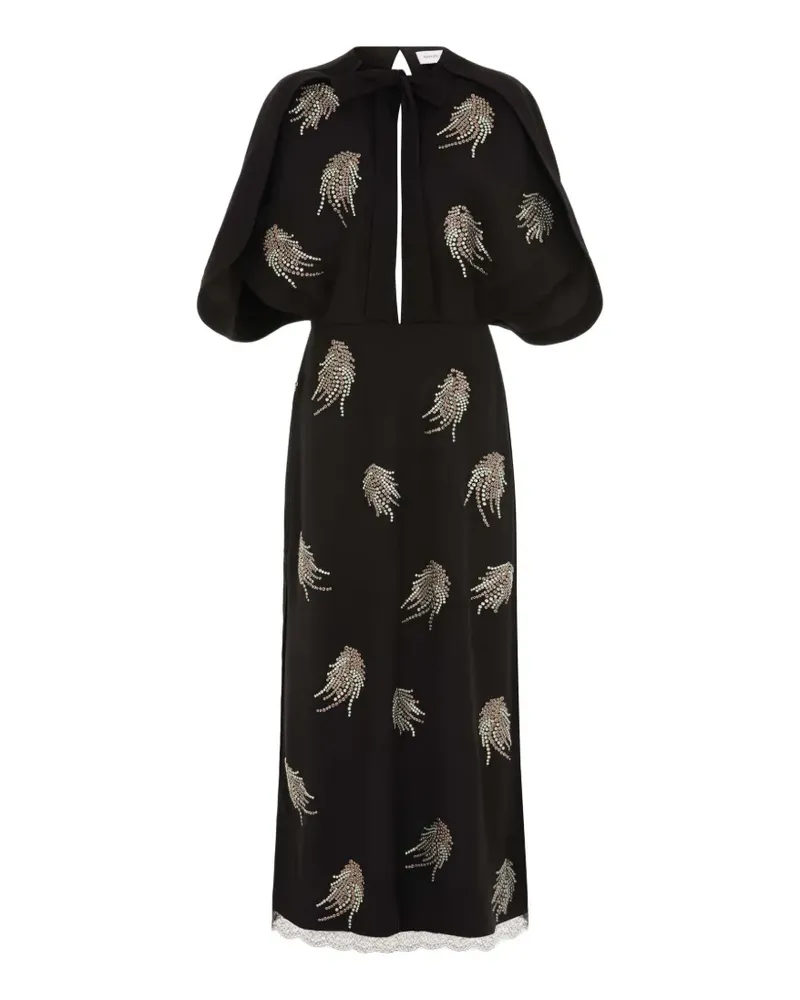 16ARLINGTON Della midi dress - Schwarz Schwarz