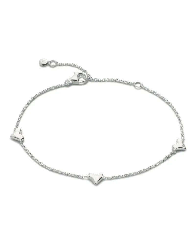 Monica Vinader Heart Station Kettenarmband Silber