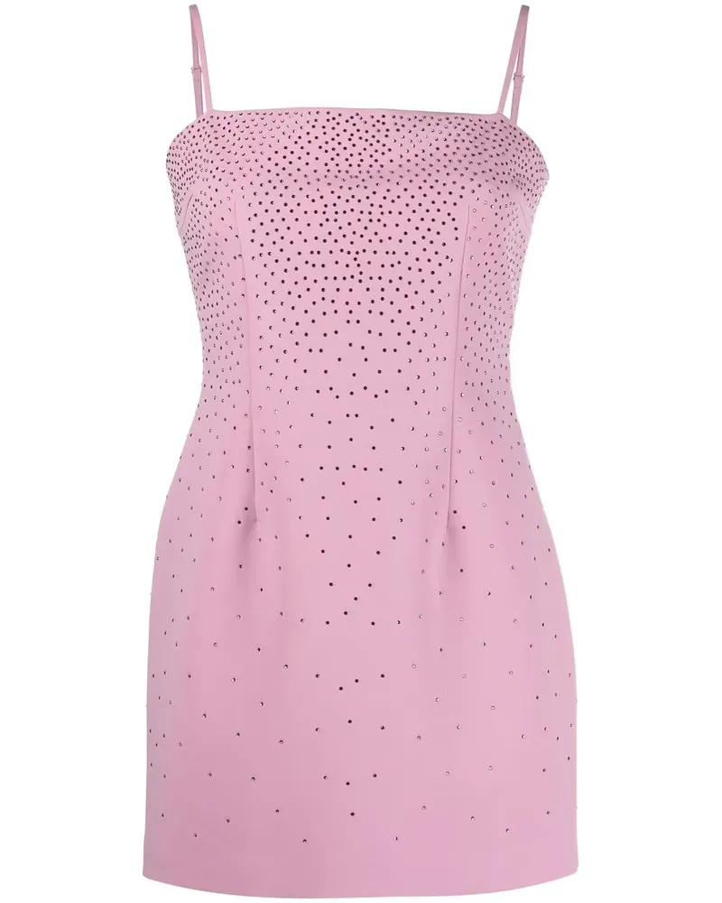 Blumarine Minikleid mit Strass - Rosa Rosa