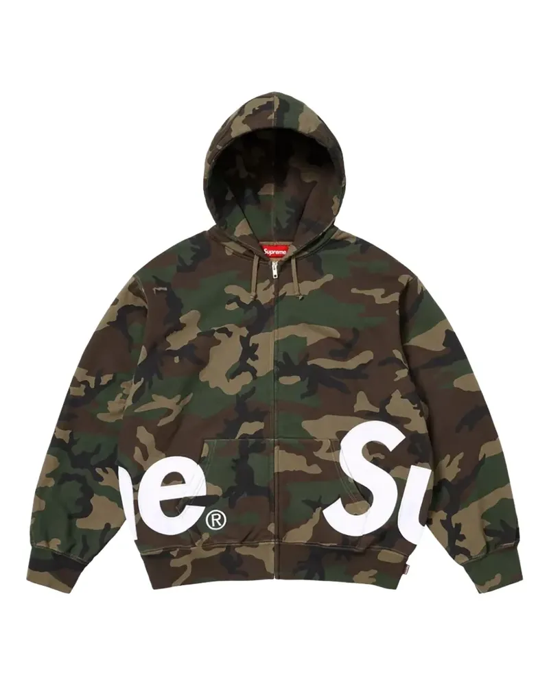 Supreme Being camouflage-pattern hoodie - Grün Grün
