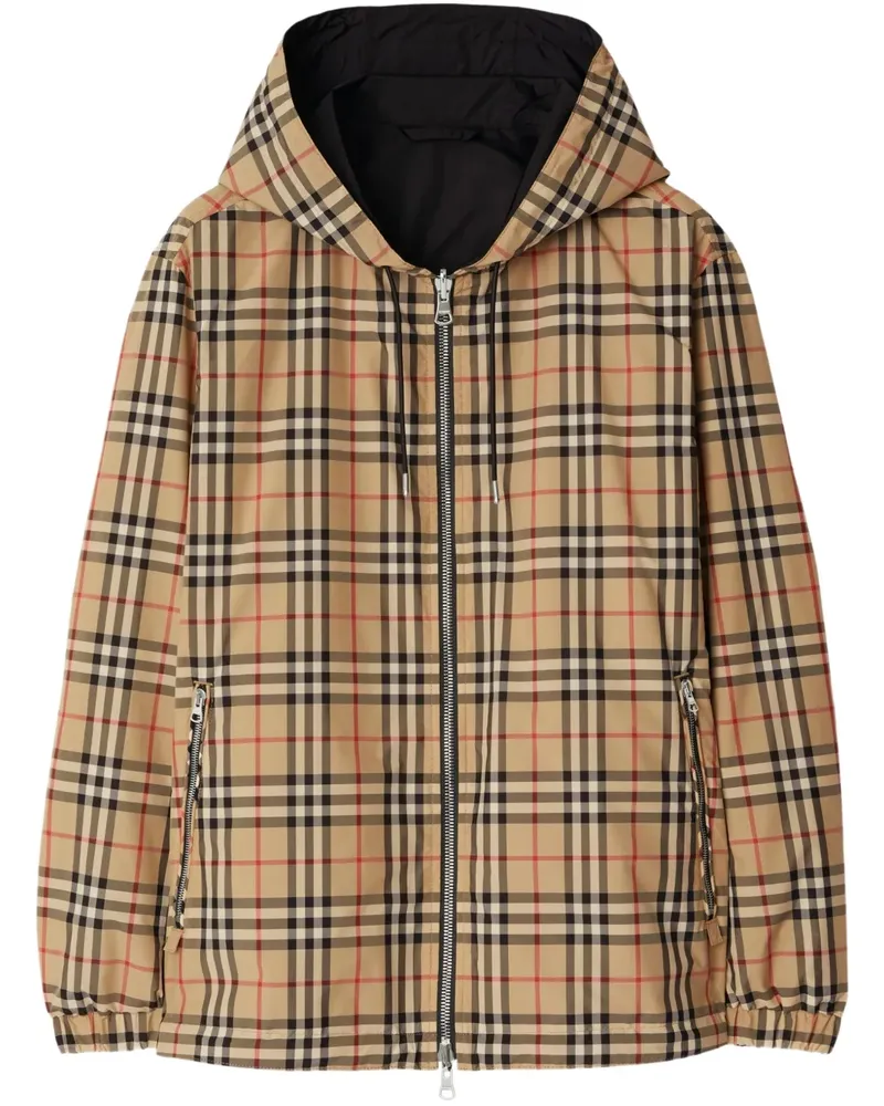 Burberry Wendbare Jacke mit Karomuster - Braun Braun
