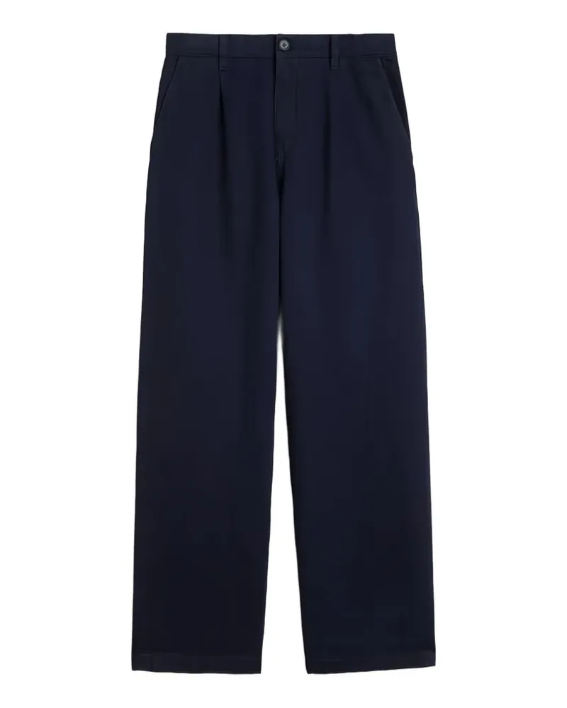 Jil Sander Jeans mit Falten - Blau Blau