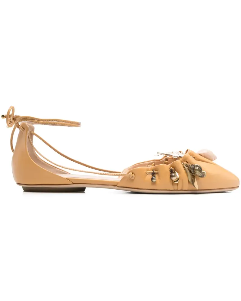Chloé Ballerinas aus Leder - Nude Nude