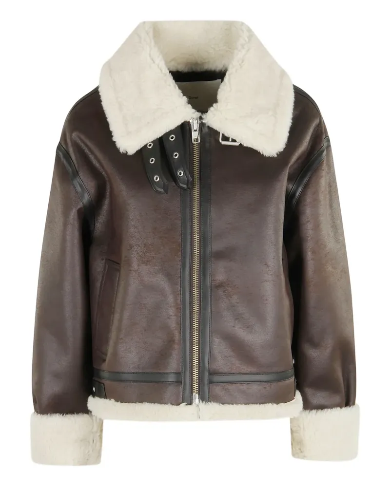 Dunst faux-fur jacket - Braun Braun