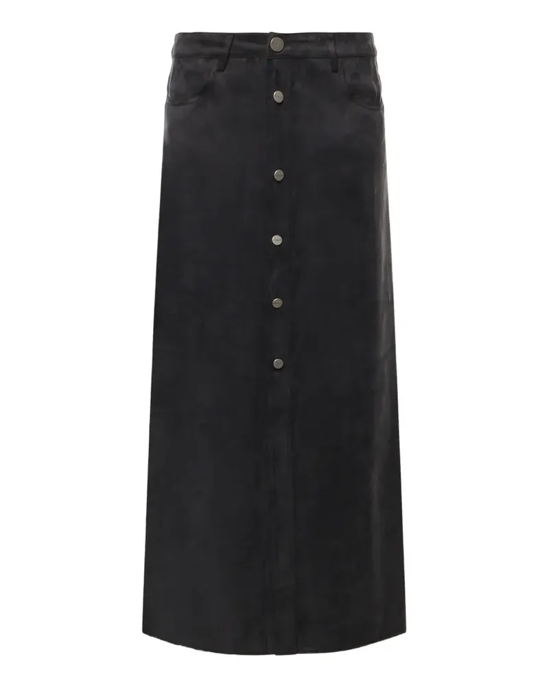 Pinko button-up midi skirt - Schwarz Schwarz
