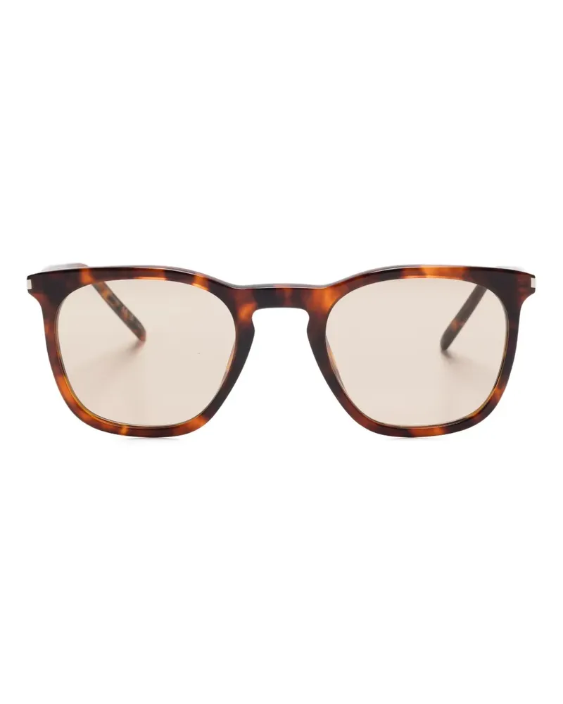 Saint Laurent Sonnenbrille in Schildpattoptik - Braun Braun