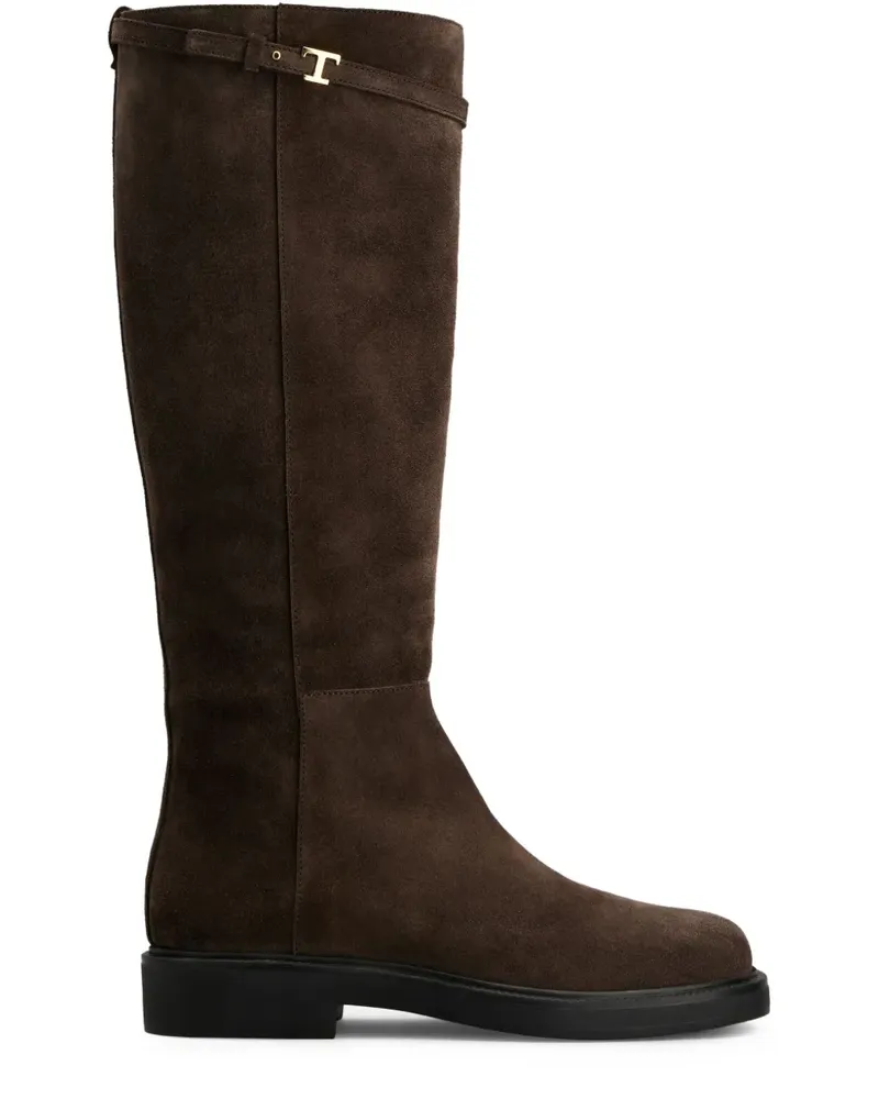 TOD'S Stiefel aus Wildleder - Braun Braun
